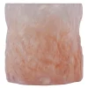 Bark lyslykt 12 cm rosa