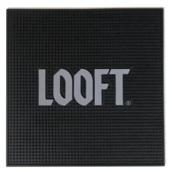 Barmatte stor 50x50 cm svart