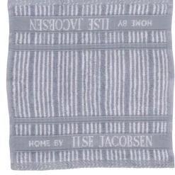 Bath Collection vaskeklut 30x30 cm 4 stk powder blue stripes
