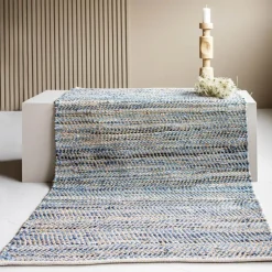 Bay denim ryeteppe 160x230 cm denimblå
