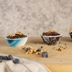 bAYk muffinsform 7 cm 50 stk blå/hvit