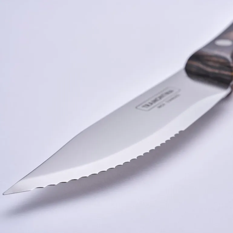 BBQ by Hellstrøm biffkniver 4 deler 23,8 cm natur