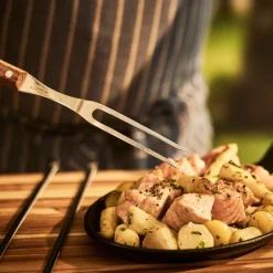 BBQ by Hellstrøm forskjærgaffel 46 cm natur