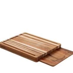 BBQ by Hellstrøm skjærefjøl 2 deler 40x30 cm teak