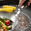 BBQ grønnsakswok 28 cm avtagbart håndtak stål