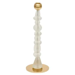 Beads lysestake S 34 cm hvit