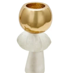 Beads lysestake S 34 cm hvit