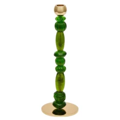 Beads lysestake S 34 cm mørk grønn
