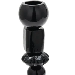 Beads lysestake S 34 cm svart