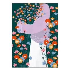 Bea Muller poster 30x40 cm wildflower garden