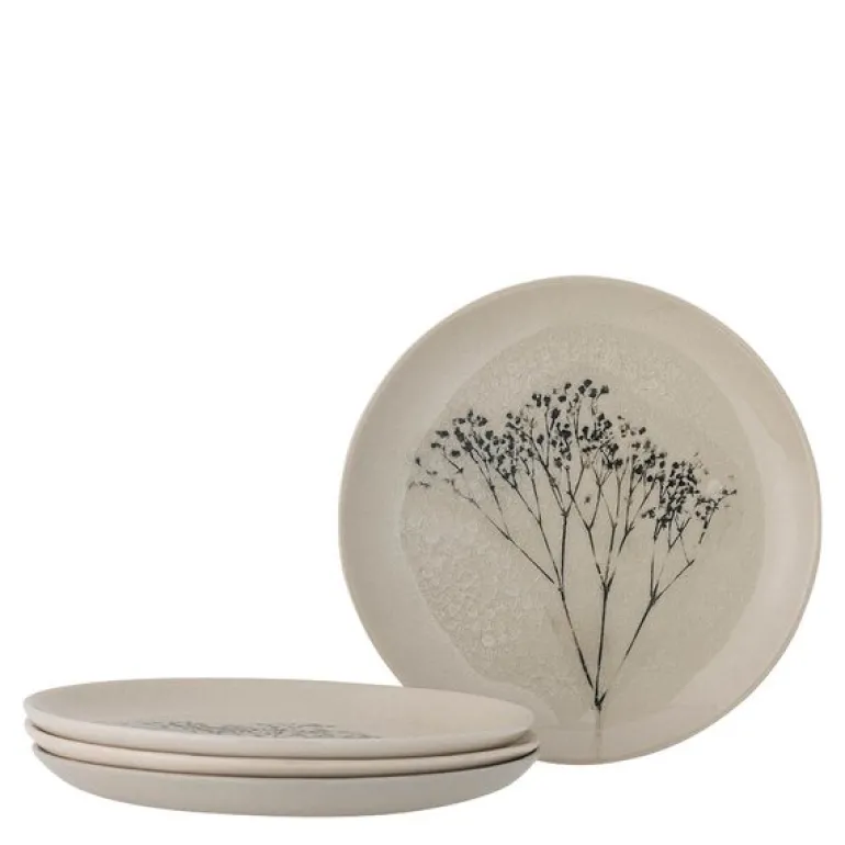 Bea tallerken 21 cm 4 stk planter