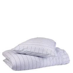 Bedding Collection dynetrekk 140x220+63x60 cm powder blue stripes