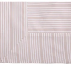 Bedding Collection dynetrekk 140x220+50x70 cm sand stripes