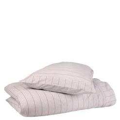 Bedding Collection dynetrekk 140x200+63x60 cm sand beige stripes