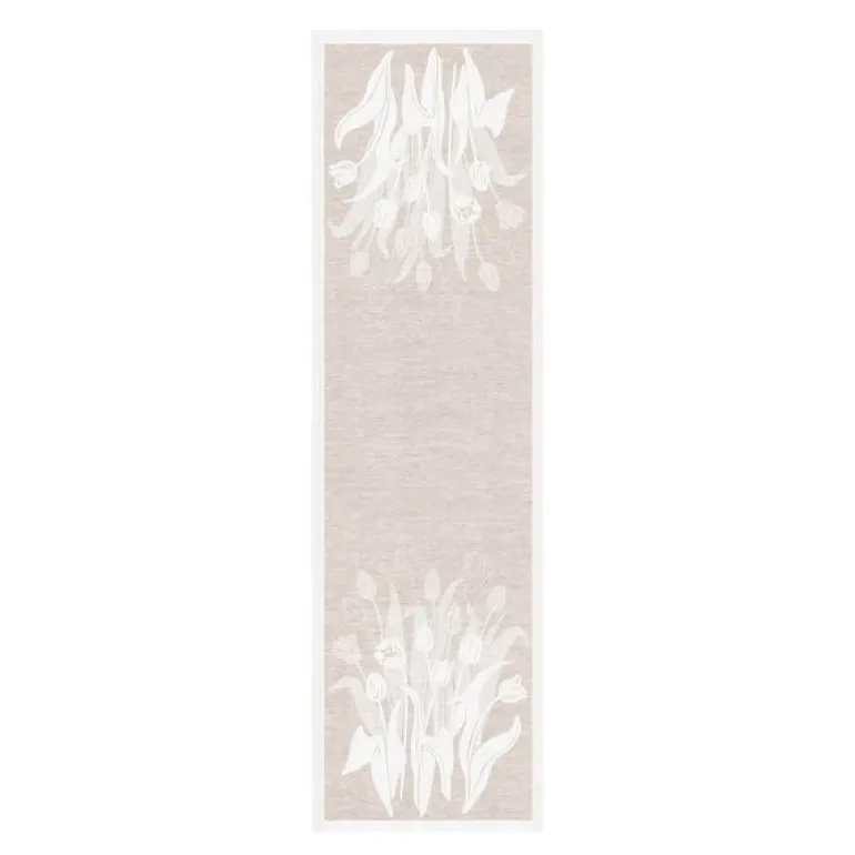Belle bordløper 35x120 cm beige