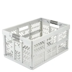 Ben oppbevaringsboks sammenleggbar 45L light silver