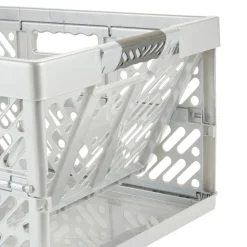Ben oppbevaringsboks sammenleggbar 45L light silver