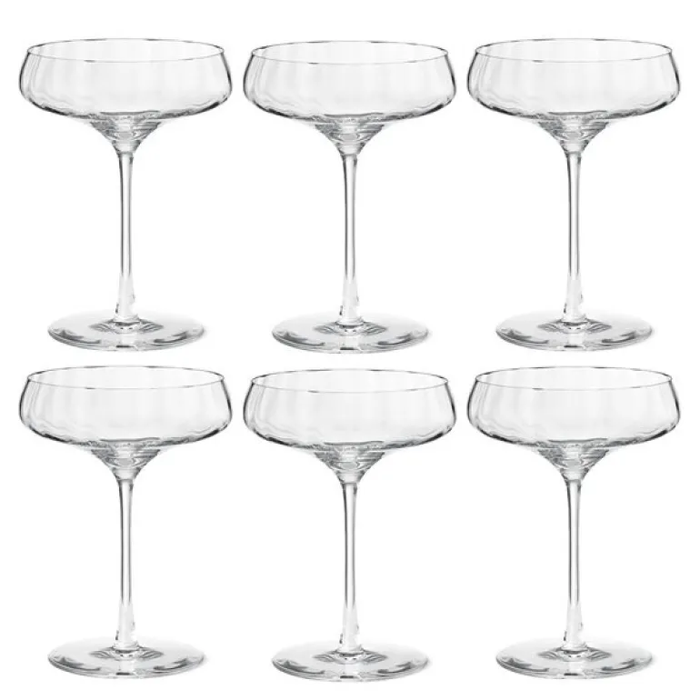 Bernadotte champagne-coupeglass 20 cl 6 stk krystall