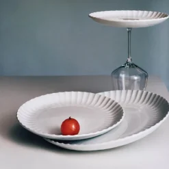 Bernadotte coupe asjett 19,5 cm hvit