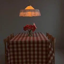 Bertel bordduk 250x145 cm terrakotta/aprikos