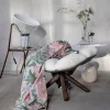 Bettys tulpaner pledd 140x170 cm rosa