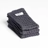 Big Waffle vaskeklut 25x40 cm 3 stk dark grey