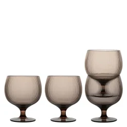 Billi vinglass 35 cl 4 stk brun