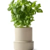 Billund selvvannende urtepotte 14x12 cm cumin