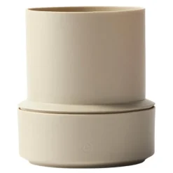 Billund selvvannende urtepotte 14x12 cm cumin
