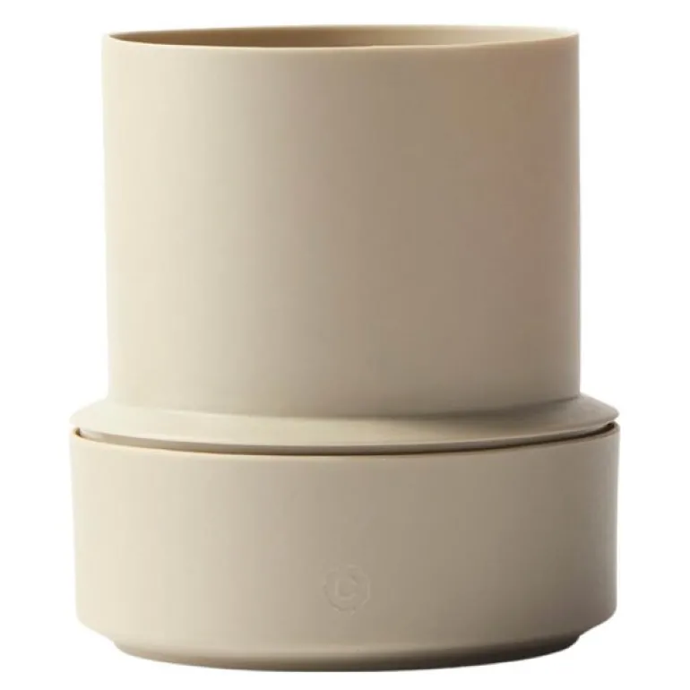 Billund selvvannende urtepotte 14x12 cm cumin