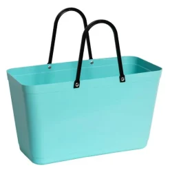 Biobased Plastic veske stor 15L aqua