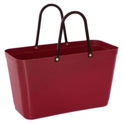 Biobased Plastic veske stor 15L vinrød
