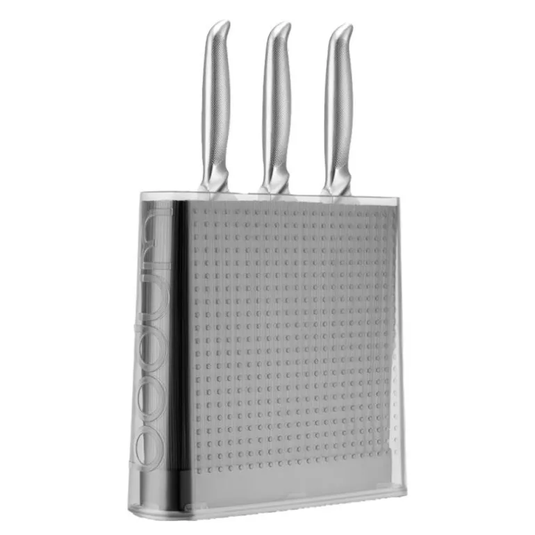 Bistro knivblokk 20 cm grå