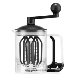 Bistro manuell pannekakemikser 0,8L svart