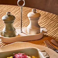Bistro saltkvern 10 cm fjærhvit