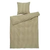 Bæk&Bølge krepp sengetøy 150x210 cm grønn/soft pink