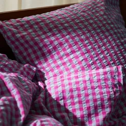 Bæk&Bølge sengetøy 200x220 cm fuchsia/mint