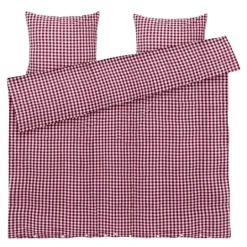 Bæk&Bølge sengetøy 200x220 cm plomme/rosa