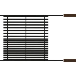 Black Collection grillrist 42x72 cm svart