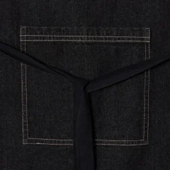 Black Denim forkle one size svart