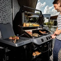 BlazeFlame Master 4 gassgrill 28100W svart