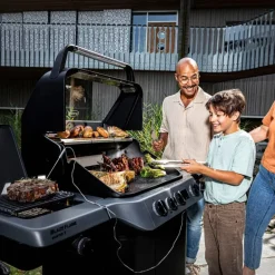 BlazeFlame Master 3 gassgrill 24100W svart