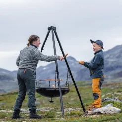 Bålpanne med stativ 170 cm