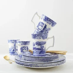 Blue Italian startsett 12 deler blå/hvit