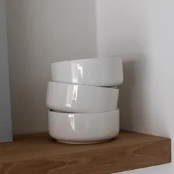 Bolle liten 6x14 cm hvit