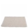 Bordbrikke 48x33 cm ruter beige/hvit