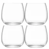 Borough vannglass 37 cl 4 stk klar