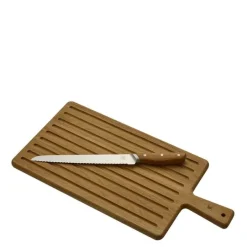 Bosco skjærebrett med kniv 53x26 cm eik
