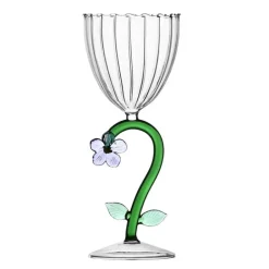 Botanica optisk vinglass 28 cl lilla blomst