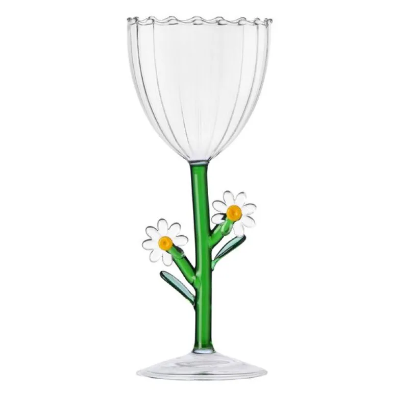 Botanica optisk vinglass 28 cl tusenfryd